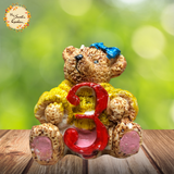 Bear in Sweater Numbered Candle