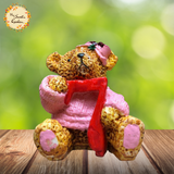 Bear in Sweater Numbered Candle