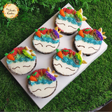 Unicorn Smiley Face Artistic Cupcake C