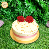 DIY Ribbon Wrapped Cake Base