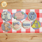 Assorted Pastel Bear and Rabbit Party Cookies