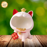 Tiger with Open Mouth as Storage Box Statue Decoration