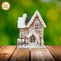 Gingerbread Wooden House Christmas Decorations
