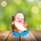 Oriental Elderly Couple Themed Candle