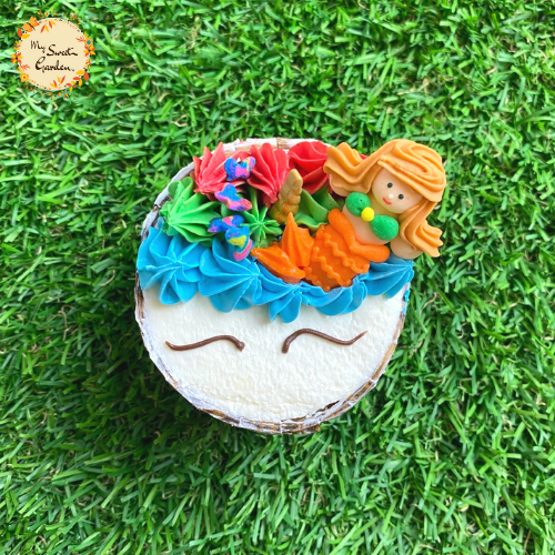 Unicorn Smiley Face Artistic Cupcake B