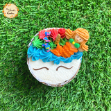 Unicorn Smiley Face Artistic Cupcake B