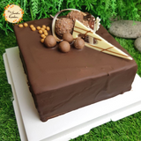 Rainbow Lapis Surabaya Chocolate Ganache Cake