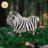 Assorted Zoo Animals Walking Helium Foil Balloon