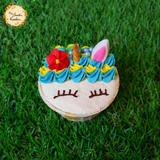 Unicorn Aloha Artistic Cupcake