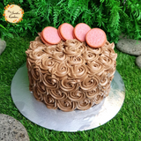 Sakura Peach Cookie "Surprise" Cake