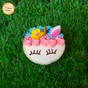 Unicorn Aloha Artistic Cupcake
