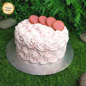 Sakura Peach Cookie "Surprise" Cake