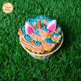 Unicorn Ears Artistic Cupcake