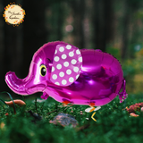 Elephant Walking Helium Foil Balloon
