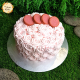 Sakura Peach Cookie "Surprise" Cake