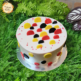 DIY Fondant Button Cake Base