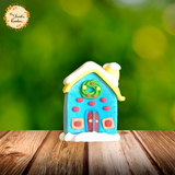 Christmas Gingerbread House Fondant Topper