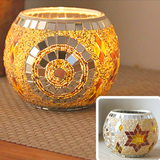 Decorative European Mosaic Glass Bowl Ornament