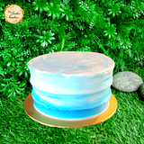 DIY Watercolor Ombre Cake Base B