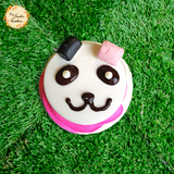 Pink Panda Artistic Cupcake