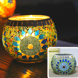 Decorative European Mosaic Glass Bowl Ornament