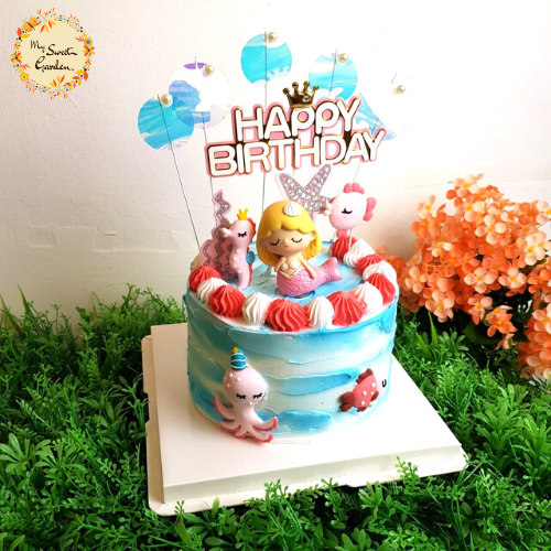 DIY Watercolor Ombre Cake Base B