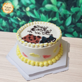 Cat Illustrated Cake