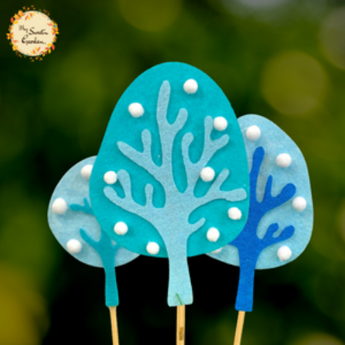 Winter Tree Felt Insert