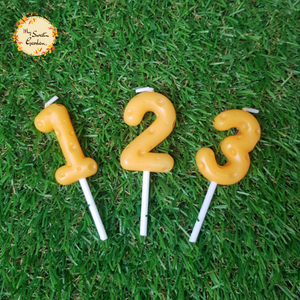 Cheese Numbered Candle
