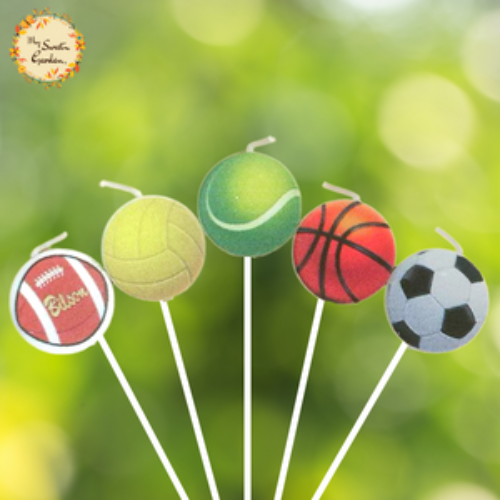 Sports Themed Candle