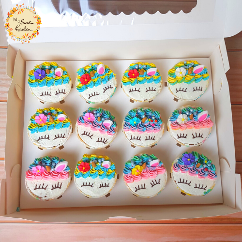 Unicorn Aloha Artistic Cupcake