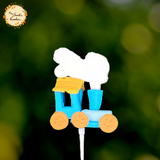 Jungle Animal on Train Clay Insert