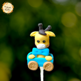 Jungle Animal on Train Clay Insert