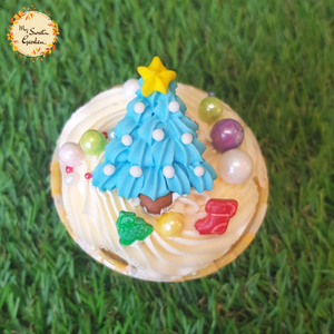 Christmas Tree Artistic Cupcake D