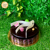 Chocolate Truffle Mousse Cake with Berries