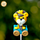 Jungle Animal on Train Clay Insert