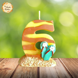 Ocean Numbered Candle