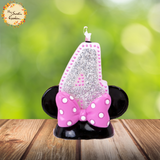 Mouse Ears with Ribbon Numbered Candle