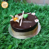 Chocolate Truffle Mousse Cake with Berries