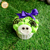 Spiral Sheep Artistic Cupcake
