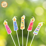 Party Candles and Hats Themed Candle