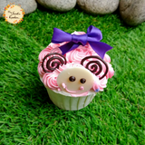 Spiral Sheep Artistic Cupcake