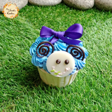 Spiral Sheep Artistic Cupcake