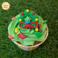 Christmas Wreath Artistic Cupcake