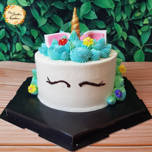 Rose Unicorn Artistic Cake