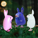 Rabbit Walking Helium Foil Balloon