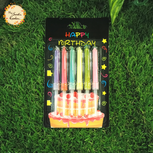 Colourful Flame Themed Candle