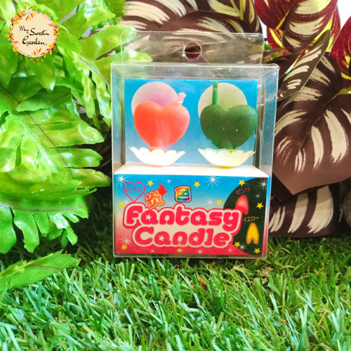 Colourful Flame Themed Candle