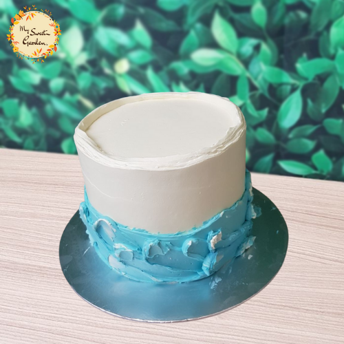 DIY Buttercream Painted Cake Base F
