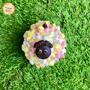 Marshmallow Cotton Sheep Artistic Cupcake